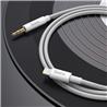 HOCO Lightning to 3.5mm audio cable, 1M Silver