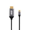 iCAN 6ft USB Type-C To HDMI cable, 4K@60Hz, Metal Connector, Braided(Open Box)