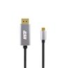 iCAN 6ft USB Type-C To DisplayPort cable, 4K@60Hz, Metal Connector, Braided(Open Box)