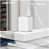 ACEFAST 1.2 Meter MFI USB-A to Lightning Cable, silicone, White(Open Box)