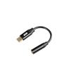 iCAN Type C to 3.5mm Audio Adapter, Black(Open Box)