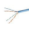 iCAN Cat6 23AWG UTP Solid Bulk Ethernet Cable CMR Rated 1000ft - Blue