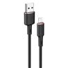 ACEFAST 1.2 Meter MFI USB-A to Lightning Cable, silicone, Black