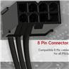 iCAN PCIe5.0 4x8Pin to 12VHPWR (16Pin) PSU Extension - 40cm, Black