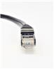 Micro Connectors 25 Feet Cat8 SFTP RJ45 Patch 26AWG Cable (Black)