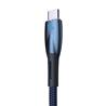 Baseus Glimmer Series Fast Charging Data Cable USB-A to Type-C 100W, 1m (3.3ft),  Blue