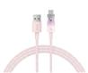 Baseus Explorer Series Fast Charging Cable with Smart Temperature Control USB to Type-C 100W, 1m (3.3ft), Pink(Open Box)