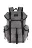 KINGSLONG 15.6" Backpack, Hiking Motorcycle Camping Traveling, Grey