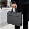 Sacoche mince pour ordinateur portable iCAN 15,6 pouces avec ouverture frontale à 180°