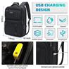 KINGSLONG 15.6" Waterproof Laptop Travel Backpack , Black(Open Box)