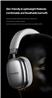Casque sans fil avec son surround argenté AWEI AT7