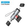 iCAN RSH-DK01 USB3.0 and Type C 3.0 Memory Card Reader for SD+TF