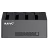 Maiwo Duplicateur de station d'accueil pour disque dur externe USB 3.0 vers SATA 4 baies pour disque dur/SSD 2,5/3,5 pouces,...