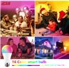 iCAN Smart Light Bulbs, A19 E26 RGBCW Color Changing LED Light Bulb.