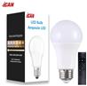 iCAN A19 E26 LED Light Bulbs with Remote, 3000K-6000K Dimmable.