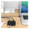 Orico 4-Port USB 3.0 Hub, 12V 2A Power Adapter, Dual Mode Power Supply(Open Box)