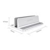 ORICO SE-S09 Aluminum Vertical Laptop Stand Dock Holder, Space-Saving Upright Storage for All Mac Book and Laptops.(Open Box)