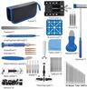King'sdun KS-870208 Kit d'outils de réparation de montres 208 pièces, noir avec bleu.