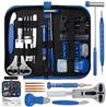 King'sdun KS-870208 Kit d'outils de réparation de montres 208 pièces, noir avec bleu.