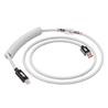 iCAN Type-A Male to Type-C Male Keyboard Cable, White, 5ft(Open Box)