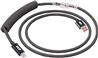 iCAN Type-A Male to Type-C Male Keyboard Cable, Black, 5ft