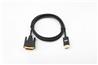 iCAN DisplayPort to DVI (DVI-D) Cable, 6FT, Black