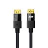 iCAN DisplayPort 1.4 Cable, 8K@60Hz, Gold Plated, M/M, 6FT, Black