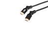 iCAN HDMI Cable 30AWG, 360° Swivel Connectors, 4K@60Hz, Gold Plated M/M - 6 Feet