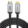 Câble HDMI 2.1 AOC iCAN, 8K à 60 Hz, mâle vers mâle, plaqué or, 15 m(Open Box)