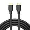Câble HDMI 2.1 iCAN, 8K à 60 Hz, mâle-mâle, plaqué or, 12 m, noir