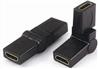 iCAN HDMI FF/F Adapter 360 Degree SWIVEL
