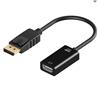 Adaptateur iCAN DisplayPort vers HDMI, mâle vers femelle, plaqué or,