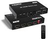 iCAN HDMI Matrix 4X2 4K@60Hz with Audio 3.5mm Stereo Toslink Output(Open Box)