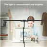 iCAN LED Clamp Desk Lamp for Home and Office, Dimmable.