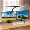 iCAN LED Clamp Desk Lamp for Home and Office, Dimmable.