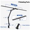 iCAN LED Clamp Desk Lamp for Home and Office, Dimmable.