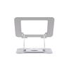 iCAN H26 Laptop and Tablet Ergonomic Stand, Height & Angle Adjustable and Rotatable, White.(Open Box)