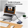 ACASIS 6-in-1 USB Hub, Dual HDMI DisplayLink Adapter