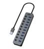 iCAN 10-Port USB 3.0 Hub with 48W Power Adapter