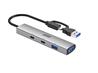iCAN Hub USB 3.0 4-en-1 avec 2 ports USB-A et 2 ports USB-C