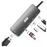 Hub adaptateur USB-C iCAN 6 en 1 avec HDMI, alimentation PD 100 W(Open Box)