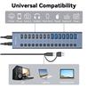 ACASIS 16-in-1 USB 3.2 Hub, 8 USB-A 3.2 + 8 USB-C 3.2