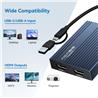 ACASIS 6-in-1 USB Hub, Dual HDMI DisplayLink Adapter