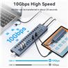 ACASIS 16-in-1 USB 3.2 Hub, 8 USB-A 3.2 + 8 USB-C 3.2
