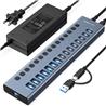 ACASIS 16-in-1 USB 3.2 Hub, 8 USB-A 3.2 + 8 USB-C 3.2