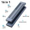 ACASIS 16-in-1 USB 3.2 Hub, 8 USB-A 3.2 + 8 USB-C 3.2