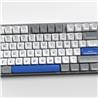 ICAN GREY WHITE BLUE SA Height Double Shot ABS Keycaps Full Set 172 Keys(Open Box)