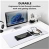 YUNZII Tapis de souris pour bureau en forme de chat ivre