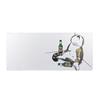 YUNZII Tapis de souris pour bureau en forme de chat ivre