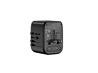 iCAN 20W 4-Port Universal Travel Adapter with 2 USB-C and 2 USB-A